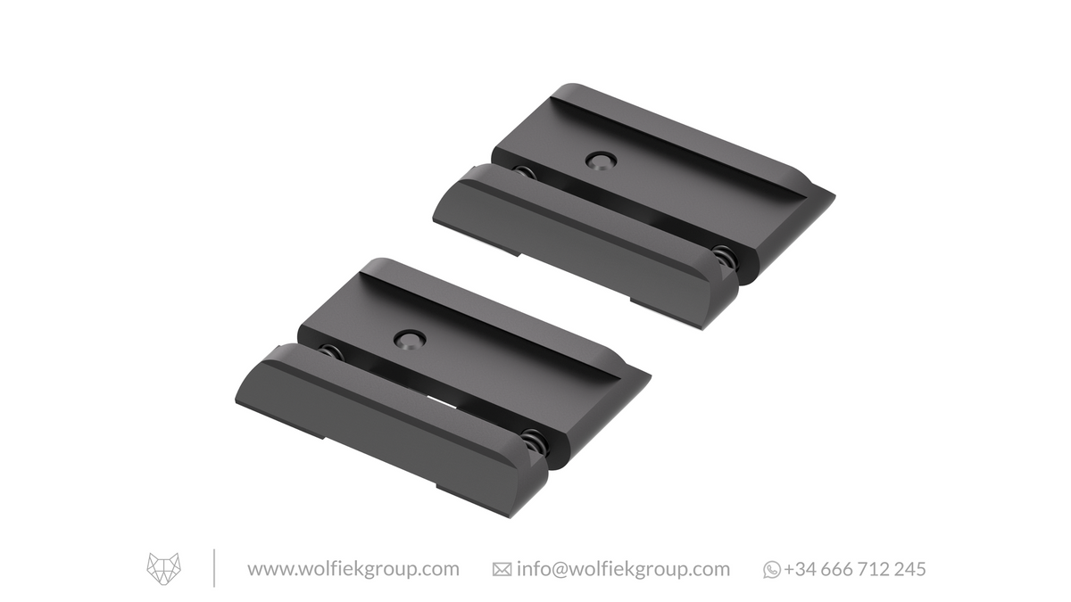 Vector Optics 11 mm Dovetail To Picatinny Rail Adaptor Set