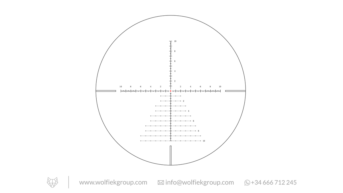 Vector Optics Veyron Compact Riflescope - 3-12x44IR SFP