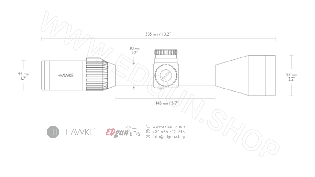 Black scope Hawke FRONTIER 