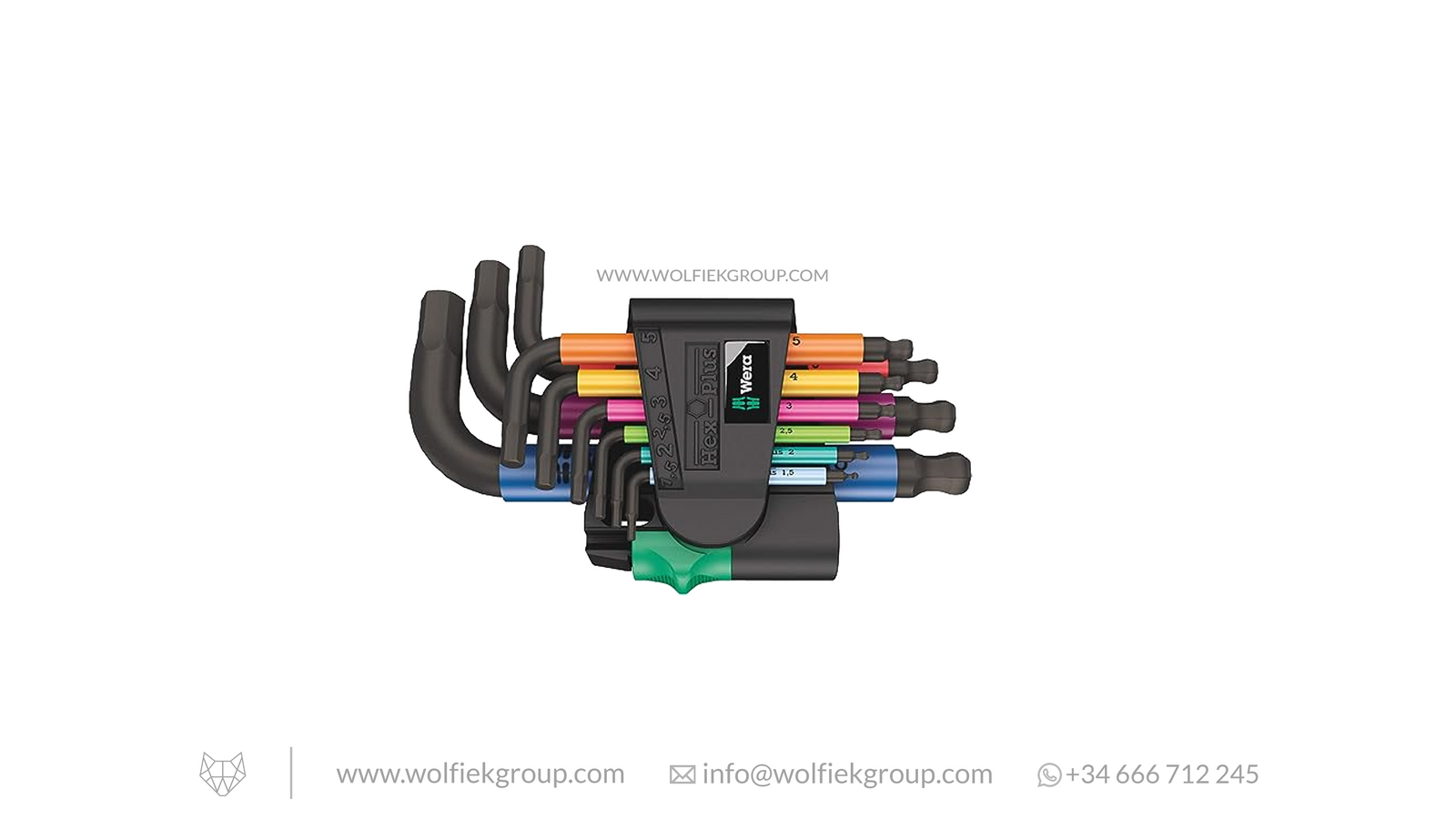 Wera multicolor angled keys long